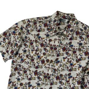 Isabel Marant Bagilian Short Sleeve Floral Print Button Up Shirt Size S READ